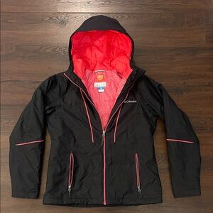 Columbia Black and Pink Women's Jacket